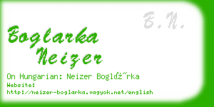 boglarka neizer business card